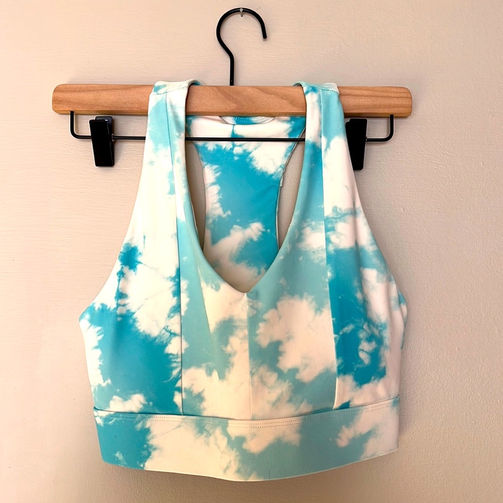 Fabletics Cloud Pattern Mila Medium Impact Sports… - image 1